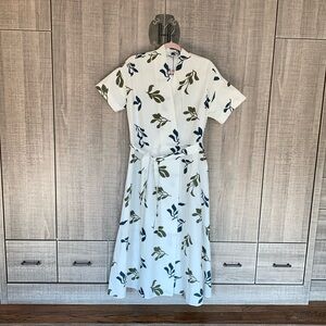 Zara‎ Printed Poplin Dress